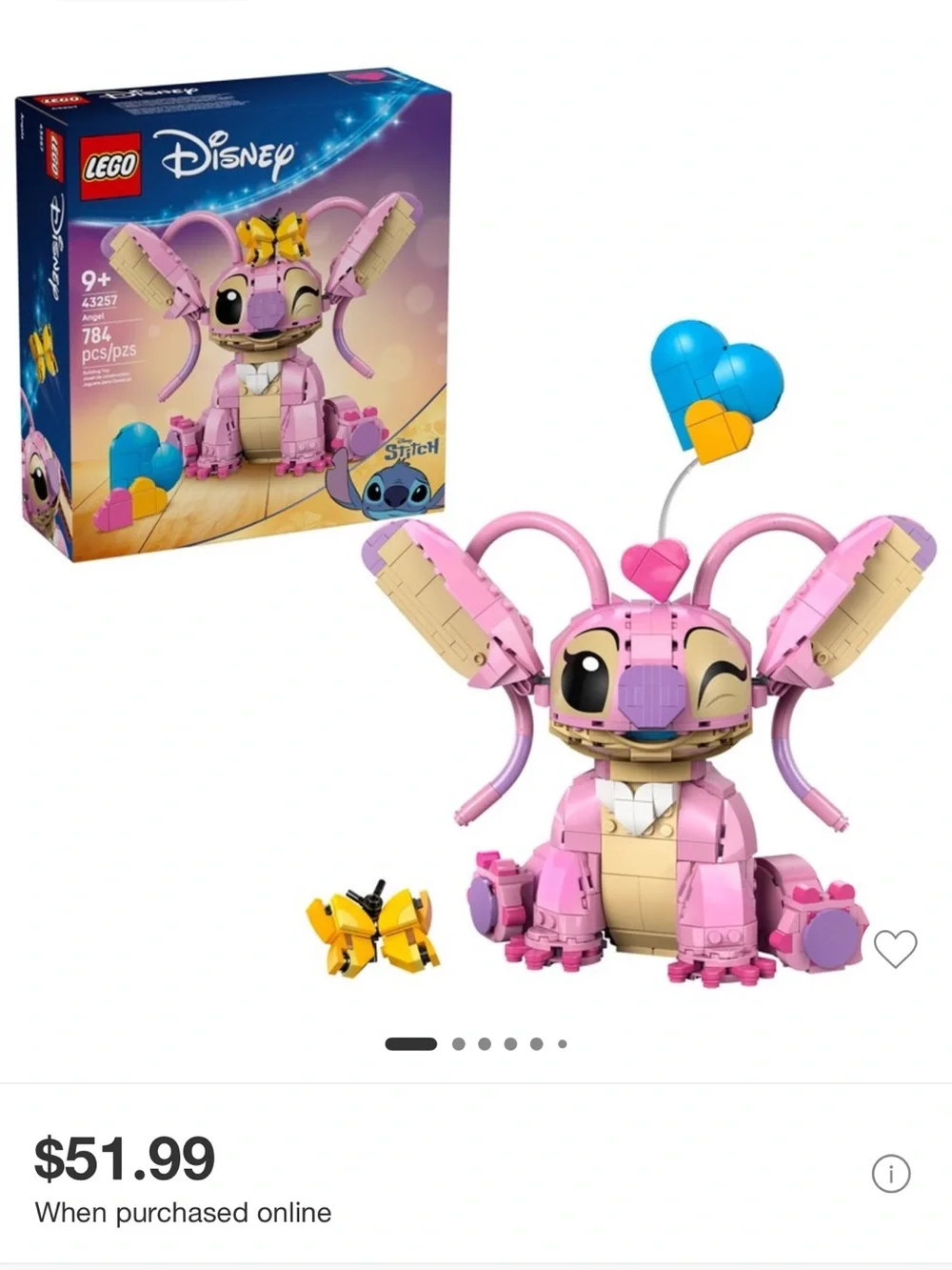 LEGO Disney Angel Lilo and Stitch (43257) building set